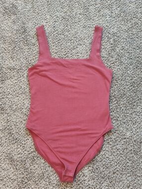Old Navy Dusty Rose Tank Bodysuit